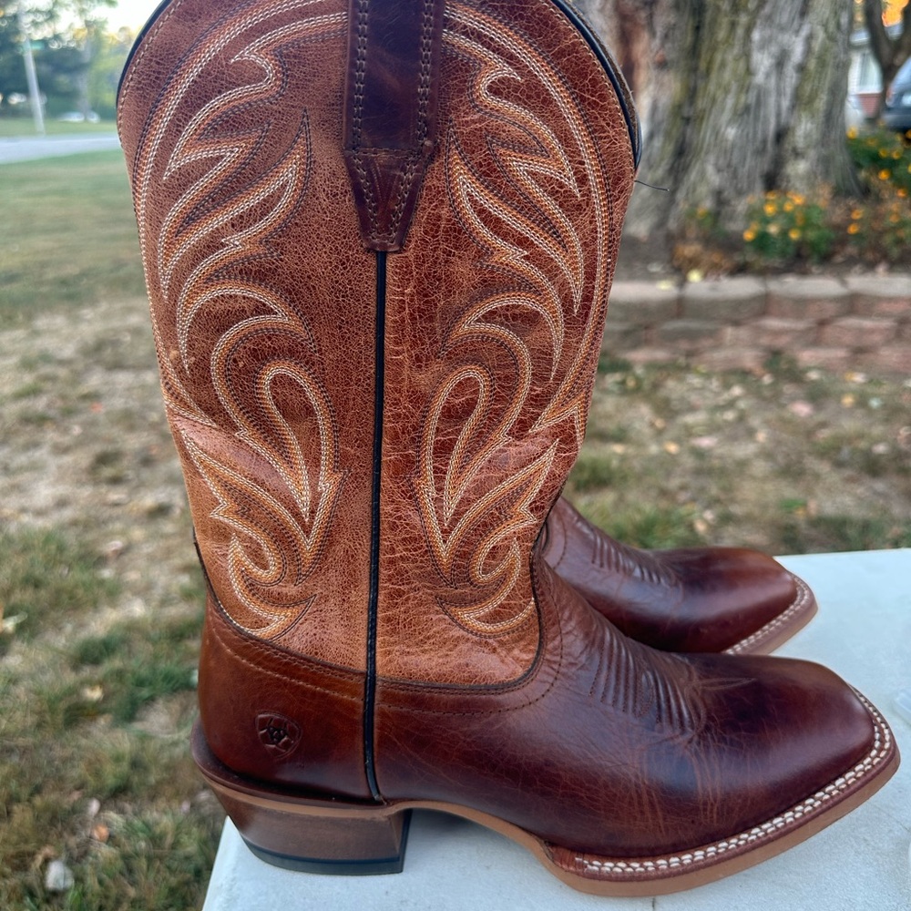 Ariat Men's Rich Brown Western Boots - Picture 2 of 5